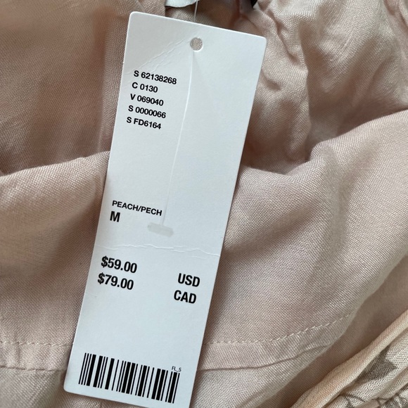 NWT Dress Forum, bought at Urban Outfitters, Sz M. Pale Pink Floral Maxi Dress - Picture 7 of 9